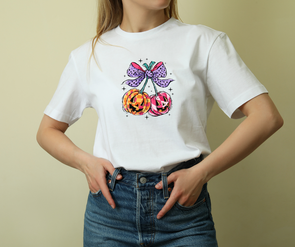 Pumpkin Bow Tee