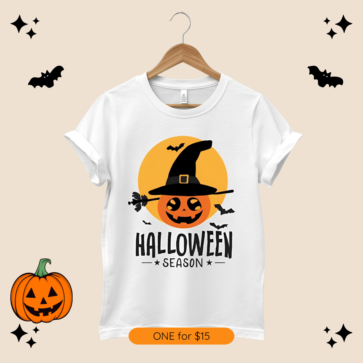 👻 Spooky Season Tees — $15 Each 🎃