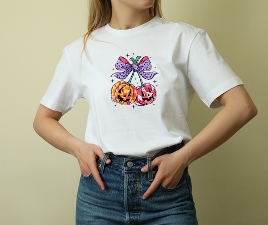 Pumpkin Bow Tee