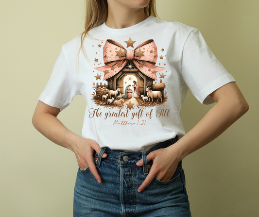 The Greatest Gift Nativity Tee