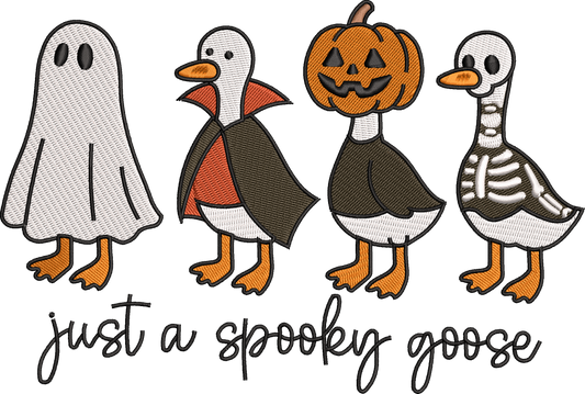 Spooky Goose Embroidery – size 5XL